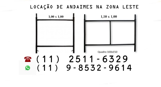 aluguel de andaimes na zona leste